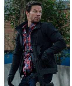 Black Cotton Mark Wahlberg Jacket