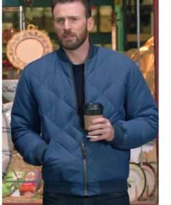 Chris Evans commercial Blue Cotton Jacket