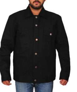 Cole Hauser Yellowstone Black Cotton Jacket