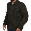Dark Green Cotton Jacket