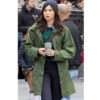 Gemma Chan Eternals Green Cotton Jacket