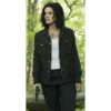 Jaimie Alexander Black Cotton Jacket