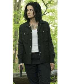Jaimie Alexander Black Cotton Jacket