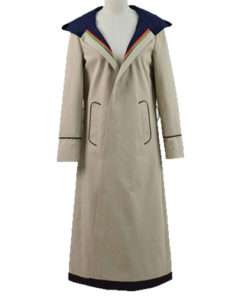 Jodie Whittaker 13th Doctor Who Rainbow Cotton Coat