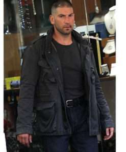 Punisher DareDevil Jon Bernthal Black Cotton Jacket
