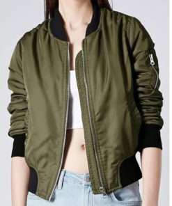 Rachel McAdams Green Cotton Jacket