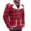 Ryan Reynolds Red Cotton Coat