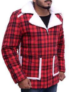 Ryan Reynolds Red Cotton Coat