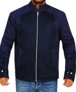 Steve Rogers Blue Cotton Jacket