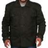 Terminator Genisys Arnold Schwarzenegger Dark Green Cotton Jacket