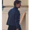 Tom Cruise Blue Cotton Jacket