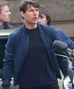 Tom Cruise Mission Impossible Blue Cotton Jacket