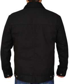 Yellowstone Black Cotton Jacket