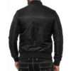 Bomber Black Satin MA-1 Flight Jacket