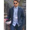 Bradley Cooper New York Blue Cotton Jacket