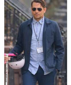 Bradley Cooper New York Blue Cotton Jacket