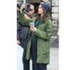 Gemma Chan Cotton Coat