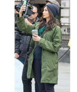 Gemma Chan Cotton Coat