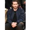 Jake Gyllenhaal Cheers On The Lakers at Home Game Jacket