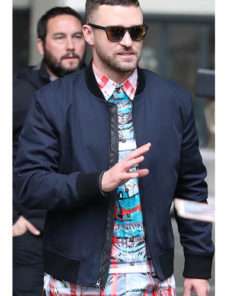 Justin Timberlake Trolls World Blue Cotton Jacket
