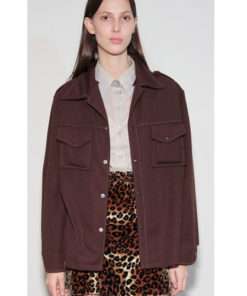 Kaia Gerber Denim Cotton Jacket