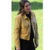 Leighton Meester Cotton Jacket
