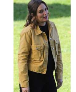 Leighton Meester Cotton Jacket