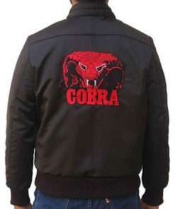 Sylvester Stallone Cobra 1986 Bomber Satin Jacket