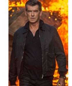 The November Man Pierce Brosnan Cotton Jacket