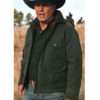 Yellowstone John Dutton Green Cotton Jacket