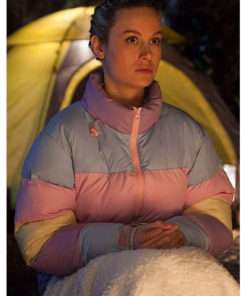 Brie Larson Unicorn Store Tricolor Jacket