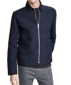David Beckham Blue Canvas cotton Jacket