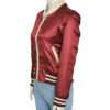 Satin Emma Roberts Jacket