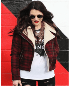 Streetwear Flannel Cotton Jacket With Fur Collar