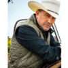 Yellowstone Kevin Costner Green Vest