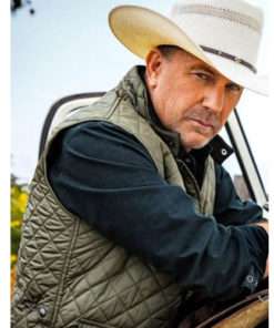 Yellowstone Kevin Costner Green Vest