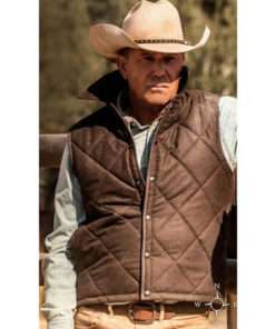 Kevin Costner Yellowstone John Dutton Quilted Vest