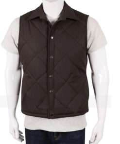 Kevin Costner Yellowstone John Dutton Quilted Vest