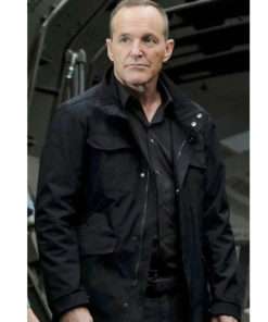 Agents of Shield Phil Coulson Cotton Black Jacket