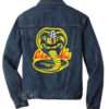 Cobra Kai Logo Karate Kid Denim Blue Jacket