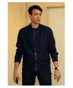 Daniel LaRusso Cobra Kai S03 Blue Cotton Jacket
