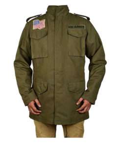 John Rambo First Blood Sylvester Stallone Green Jacket