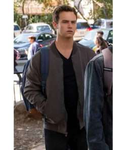 Justin Foley 13 Reasons Why S04 Grey Cotton Jacket