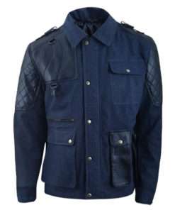 Shadowhunters 03 Matthew Daddario Blue Cotton Jacket