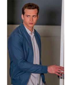 9-1-1 Oliver Stark Blue Cotton Jacket