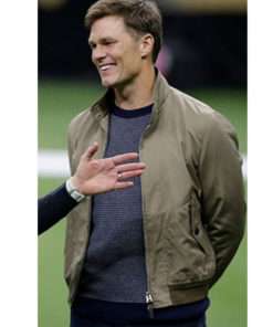 Post Game Tom Brady Footballer Cotton Jacket