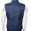 Blue Quilted Vest