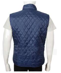 Blue Quilted Vest
