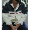 A Hero Rahim Black and White Cotton Jacket