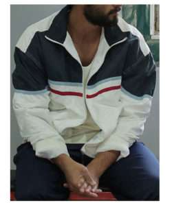 A Hero Rahim Black and White Cotton Jacket